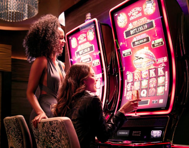 Live dealer casino studio with multiple camera angles